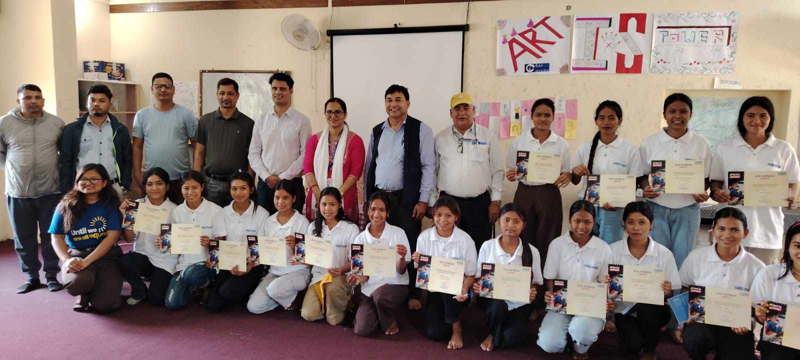 चित्रकलाको माध्यमबाट सामाजिक घटनाहरु बाहिर ल्याउन कार्यशाला