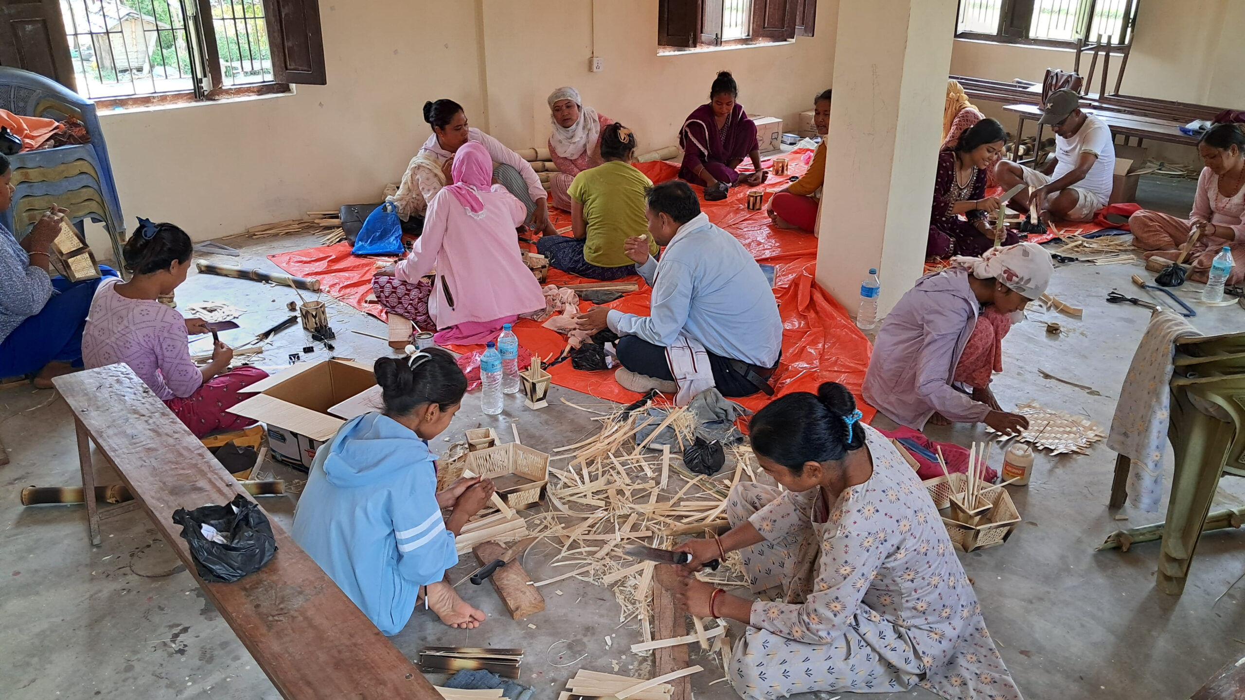 बासको हस्तकला सामाग्री बनाउने तालिम