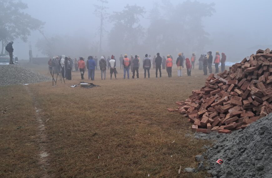 बिल्ड अनको आर्थिक सहयोगमा विद्यालय भवन र शौचालयको निर्माण शुरु