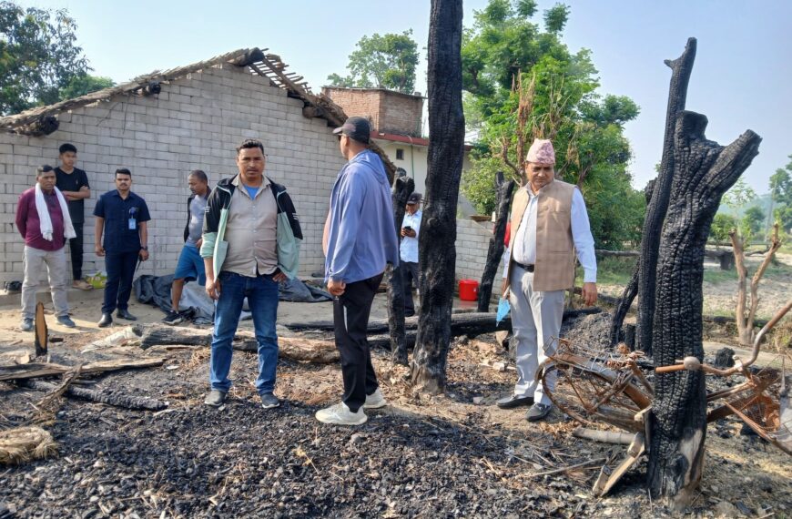 सामाजिक विकास मन्त्री तिमिल्सिनाद्वारा प्रभाबित स्थानको अनुगमन