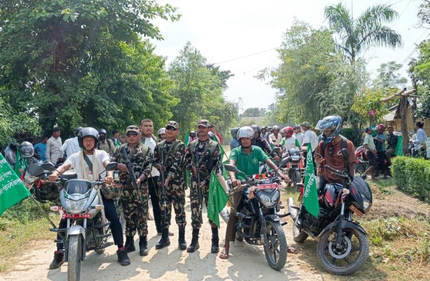 मानव–वन्यजन्तु सहअस्तित्वका लागि ६० भन्दा बढी बाइकसवारको सहभागितामा र्‍याली