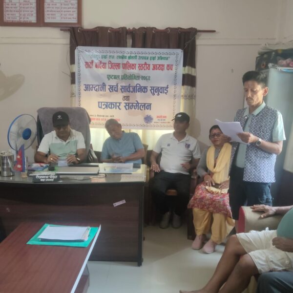 सातौं संस्करण अध्यक्ष कप फुटबल प्रतियोगिताको आम्दानी–खर्च सार्वजनिक