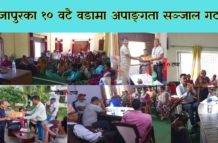 राजापुरका १० वटै वडामा अपाङ्गता सञ्जाल गठन
