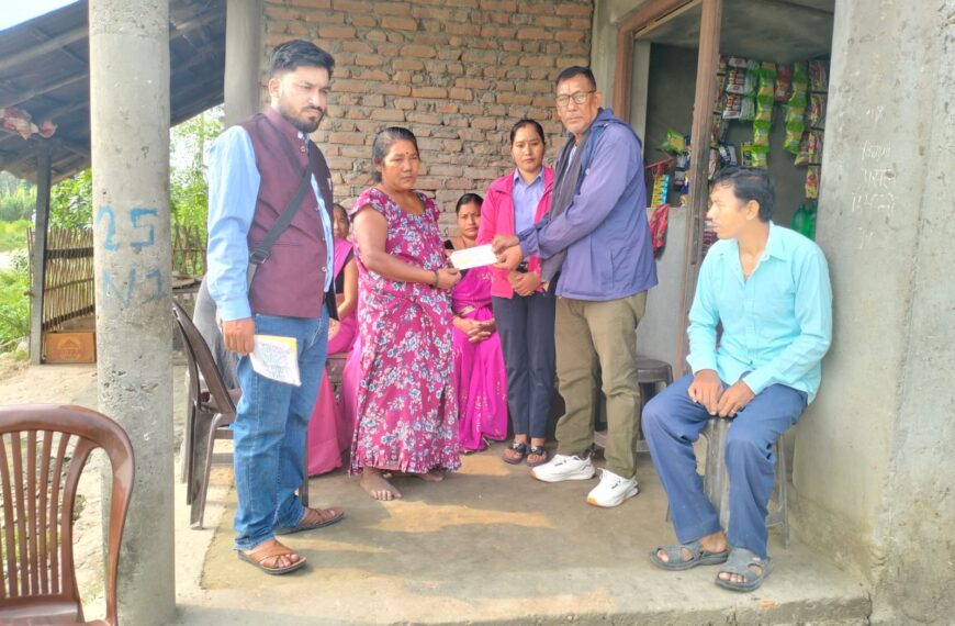 युनिक नेपालद्वारा २ लाख ३५ हजार रुपैयाँ बिमा रकम प्रदान